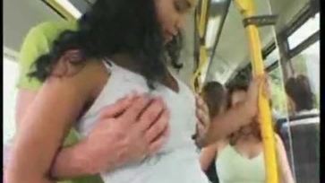 Fucking and sucking on the bus
