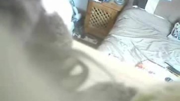 Mom masturbating in bed room caught by nasty son
